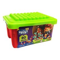 Box Block Blocolândia Click 80 Peças - Dismat