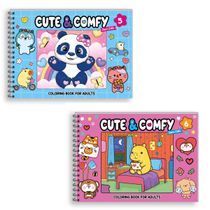 Combo Cute & Comfy Super - Kit com 2 Livros - Capa Dura Holográfica