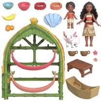 Boneca Disney - Filme Moana 2 - Casa Moana e Simea com Pua - Mattel
