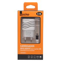 CARREGADOR INTELIGENTE TURBO 3.1A - BASIKE