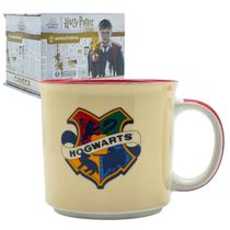 Caneca Tom Harry Potter Hogwarts Em Cerâmica 350mL Original, Zona Criativa, Xícara Café Chá