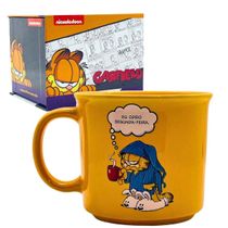 Caneca Tom Garfield Em Cerâmica 350mL Original, Zona Criativa, Xícara Café Chá