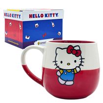 Caneca Maggie Hello Kitty Em Cerâmica 400mL Original, Zona Criativa, Xícara Café Chá