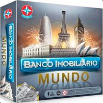 JOGO BANCO IMOBILIARIO MUNDO - ESTRELA