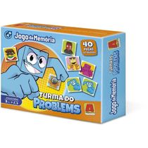 JOGO MEMORIA MADEIRA 40 PECAS  TURMA PROBLEMS - ALGAZARRA