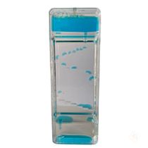 Enfeite Barra Com Líquido Azul Escadas 16cm - Taimes