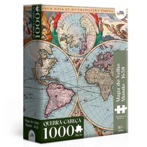 Quebra Cabeça Mapa do Velho Mundo 1000 Peças Toyster