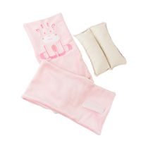 Cinta Faixa Térmica para Bebê C/ Ervas Girafa Rosa-Pimpolho