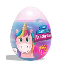 Ovo Surpresa Unicórnio Gelelé - Doce Brinquedo 803598