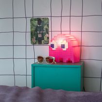 Luminária Fantasminha Pacman Rosa - Pinky