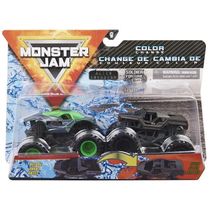 Conjunto de Veiculo Monster JAM Grave Alien X Soldier SUNNY 2020