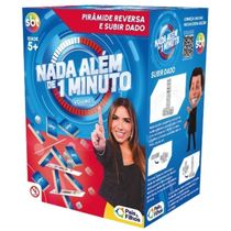 Jogo Nada Além de 1 Minuto Pirâmide Reversa Subir Dados SBT Pais e Filhos