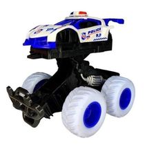 Carro Policia Fricçao Rodas Emborrachadas