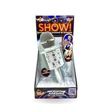 Microfone Karaokê Infantil com Bluetooth Prata - Toyng