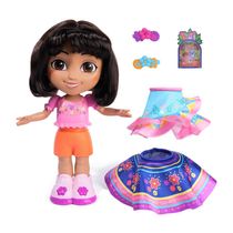 Boneca Articulada - Dora Aventureira - Saia Giratoria Com Som - Sunny