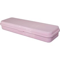 ESTOJO PLASTICO SIMPLES ROSA PASTEL WALEU