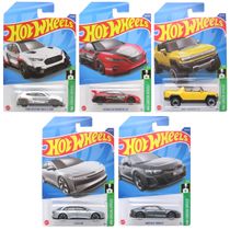 Série HW Green Speed Completa - Main Line 2022 - 5 Miniaturas - Hot Wheels