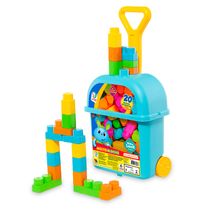 Blocos De Montar - Cardoso - Baby Land - Molto Blocks - Mipuxa Azul - 20 Pçs