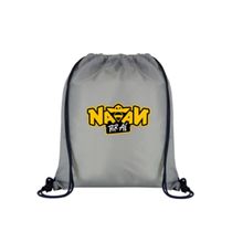 String Bag Cinza  Natan Por Aí Logo?
