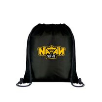 String Bag  Preta Natan Por Aí Logo?