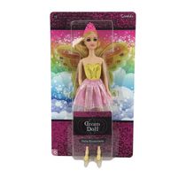 Boneca Dream Doll Butterfly Cabelo Amarelo