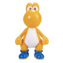Super Mario Mini Boneco Colecionável Orange Yoshi - Candide