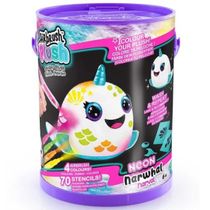 Airbrush Plush Neon Unicornio Marinho Pelucia FUN F0167-0