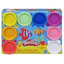 Massinha Play Doh Kit Com 8 Potes Arco Íris Hasbro