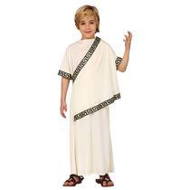 Fantasia Deus Grego Infantil de Carnaval Imperador Romano