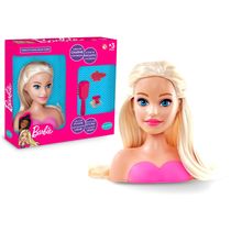 Boneca Barbie Busto Para Pentear Mini Com Acessórios