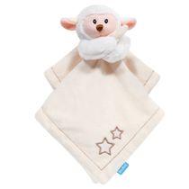 Naninha De Ovelhinha Pelúcia Bebê Creme Soninho Buba