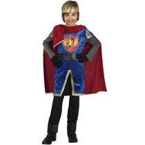 Fantasia Rei Arthur Infantil de Luxo Nobre Medieval