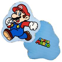 Almofada Formato Fibra - Super Mario Evergreen - Zona Criativa