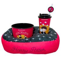 Kit Almofada Porta Pipoca Infantil - Harry Potter - Zona Criativa