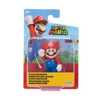 Super Mario - Mini Boneco 6Cm - Mario Guaxinim - Sunny