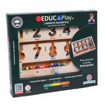 Educaplay - Jogo Educativo - Labirinto Magnetico - Polibrinq BDM50