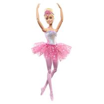 Boneca Barbie Dreamtopia Bailarina Luzes Brilhantes Loira - Mattel HLC25