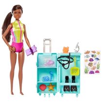 Boneca Barbie Profissoes Barbie Biologa Marinha -  Hmh27 - Mattel