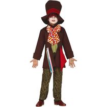 Fantasia Chapeleiro Maluco Infantil de Luxo Completa Com Chapéu