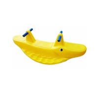 Gangorra Dupla Jacaré Amarelo | BB Bolinhas