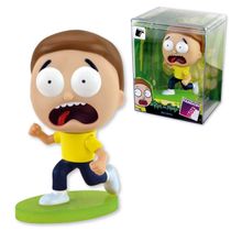Boneco Colecionável Fandom Box Classic Morty Rick and Morty com Caixa Acrílica
