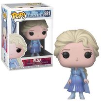 Figura Colecionável - Funko POP - Disney - Frozen 2 - Elsa Vestido Azul - Funko