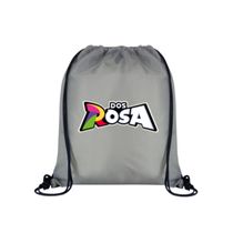 String Bag Cinza Logo