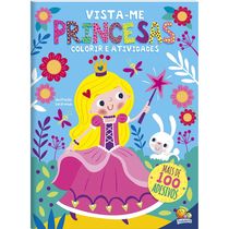 Livro Vista-me! Colorir e Atividades - Todolivro -  PRINCESAS
