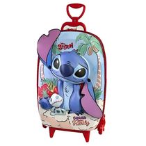 Mochila De Rodinha 3D Stitch Praia Maxtoy