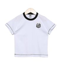 Camiseta Bebê Santos Branca Oficial