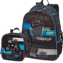 Kit Mochila de Costa+Lancheira Pack Me High Score Pacific