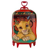 Mochila De Rodinha 3D Rei Leao Maxtoy