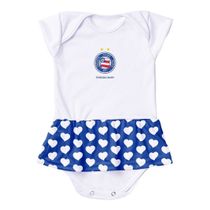 Body Vestido Bahia Corações Torcida Baby
