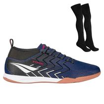 Kit Chuteira Futsal Penalty Storm Y-3 Infantil  Meião